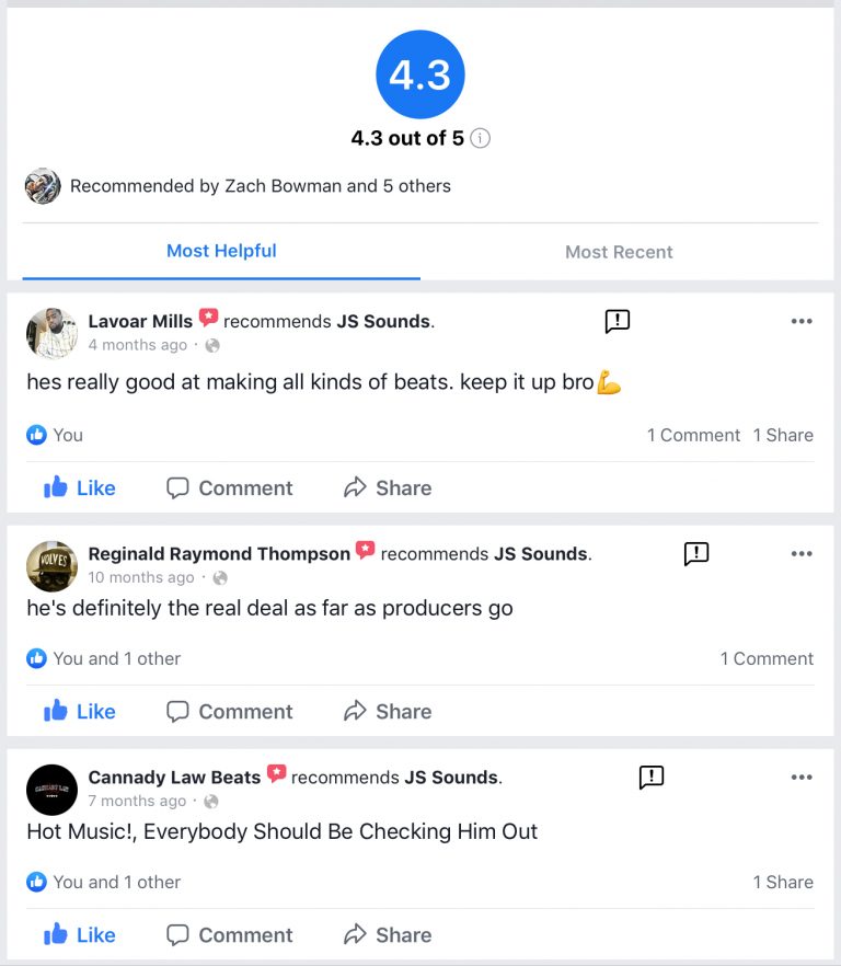 Testimonials/Reviews