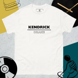 Kendrick over Drake Tee (white)